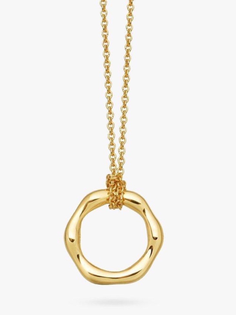 MISSOMA ORGANIC CIRCLE PENDANT NECKLACE